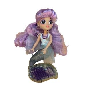 Fidgie Friends Boba Bubbles Doll Forever Fidget Toy. Purple Hair. Mermaid. CLEAN